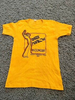 Vintage t-shirt from Barry Manilow's 1978 North American Tour Sportique USA